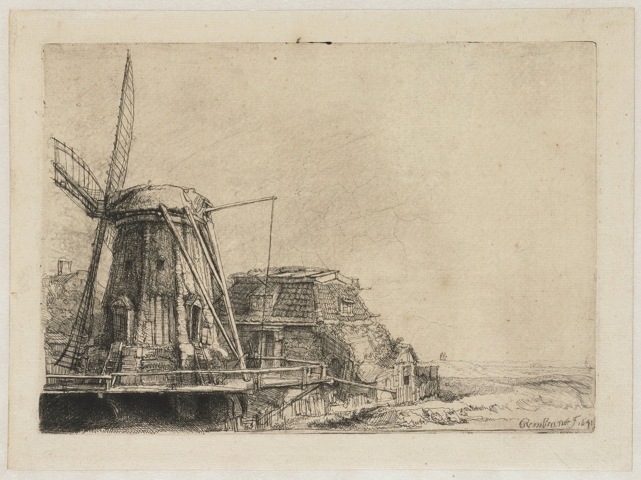 Wiatrak Wiatrak autorstwa Rembrandt van Rijn