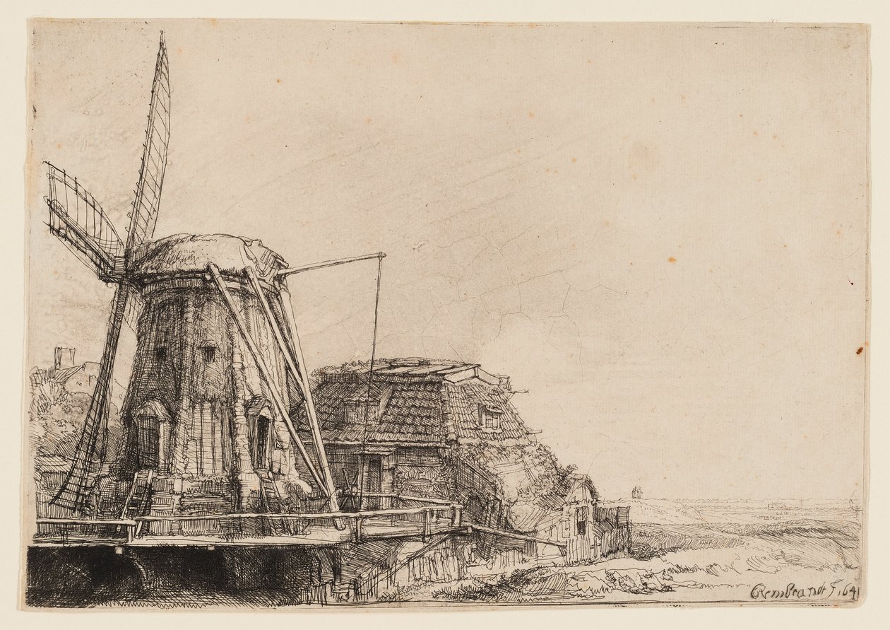 Wiatrak autorstwa Rembrandt van Rijn