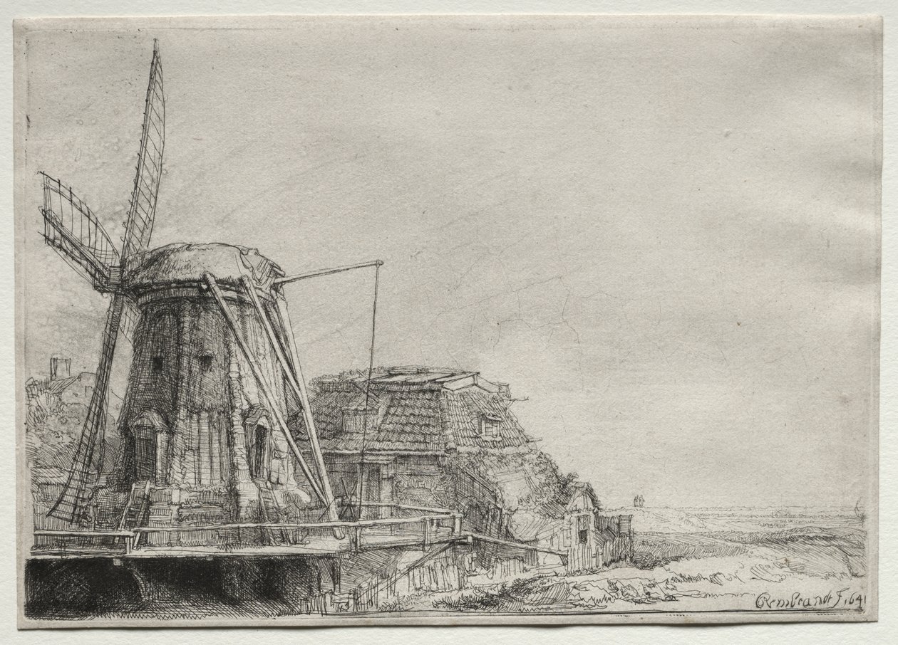 Wiatrak autorstwa Rembrandt van Rijn