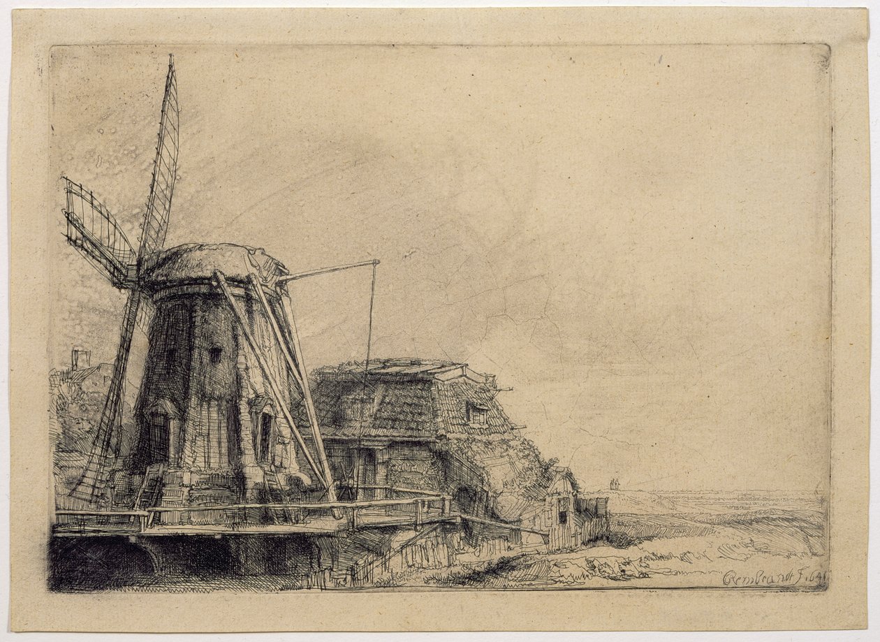 Wiatrak autorstwa Rembrandt van Rijn