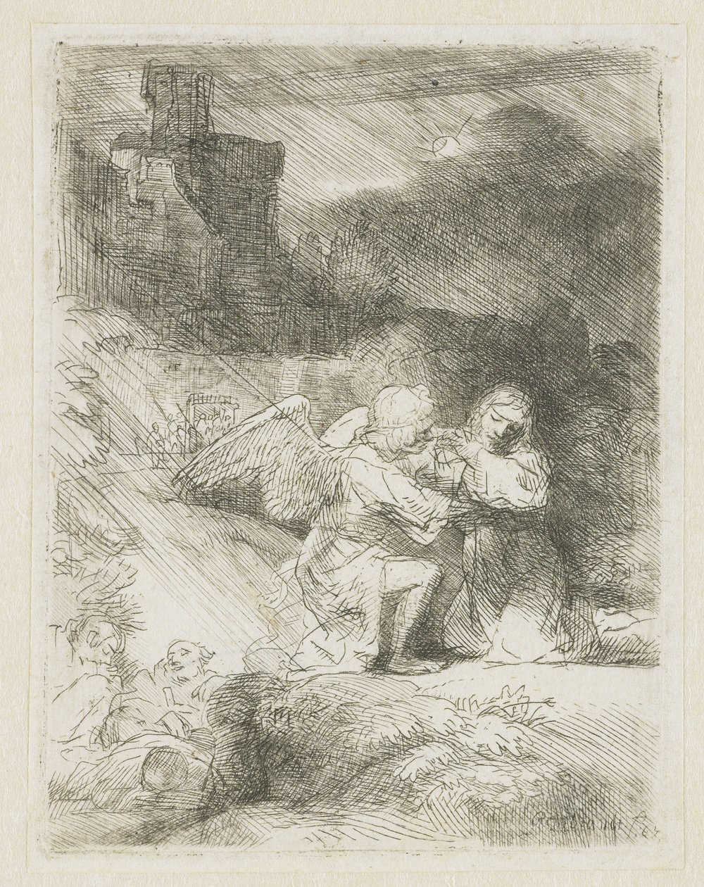Agonia w ogrodzie autorstwa Rembrandt van Rijn