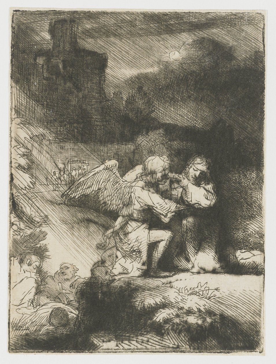 Agonia w ogrodzie autorstwa Rembrandt van Rijn
