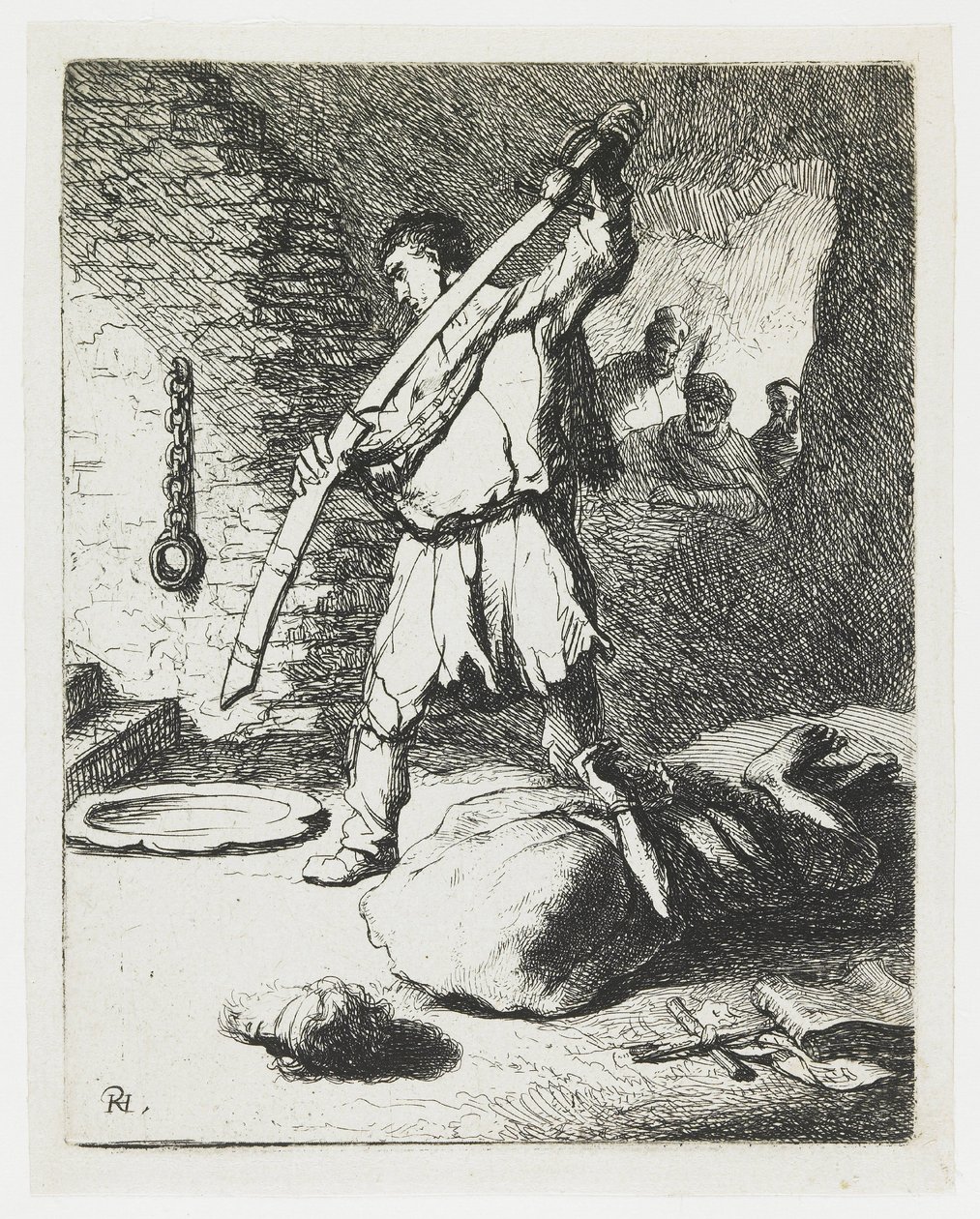 Ścięcie św. Jana Chrzciciela autorstwa Rembrandt van Rijn
