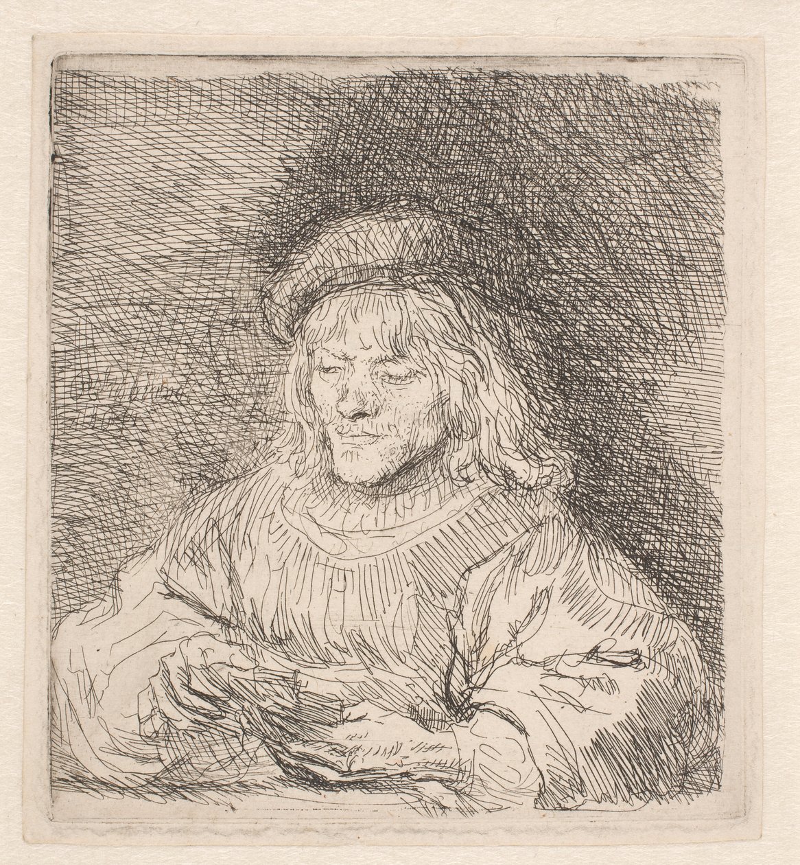 Gracz w karty autorstwa Rembrandt van Rijn