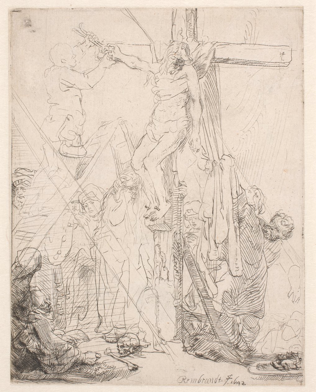 Zjęcie z krzyża: szkic autorstwa Rembrandt van Rijn