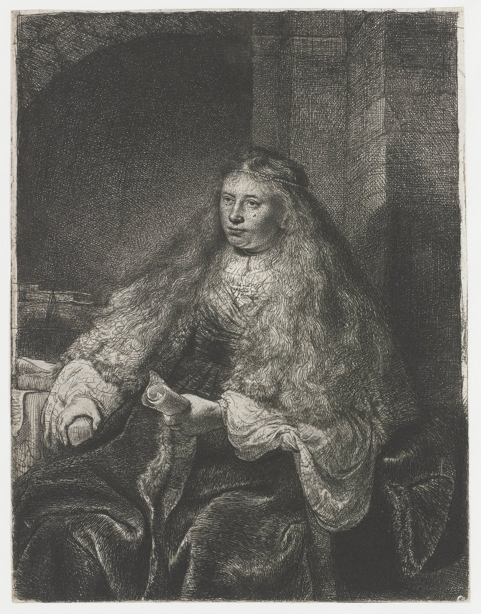 Wielka żydowska panna młoda autorstwa Rembrandt van Rijn