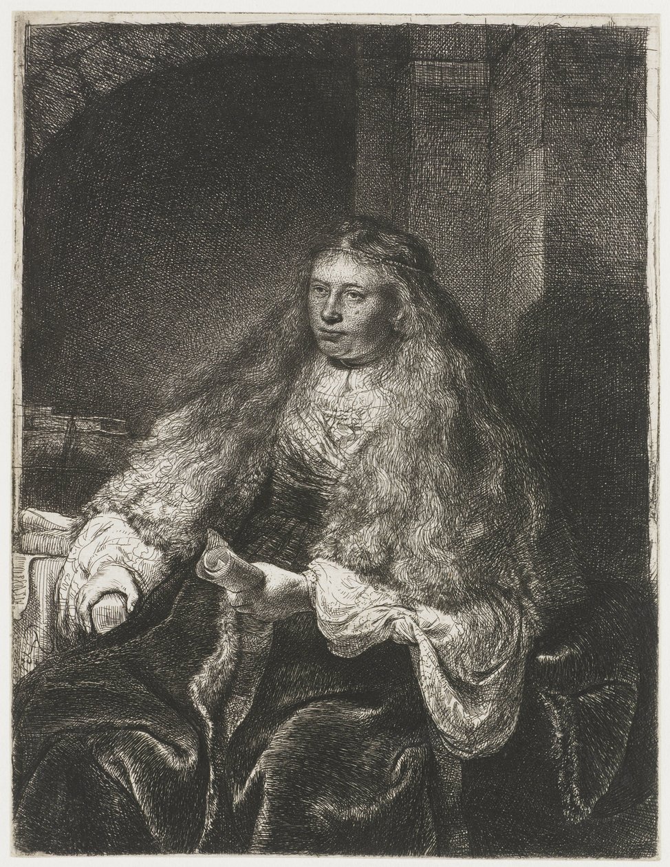 Wielka żydowska panna młoda autorstwa Rembrandt van Rijn