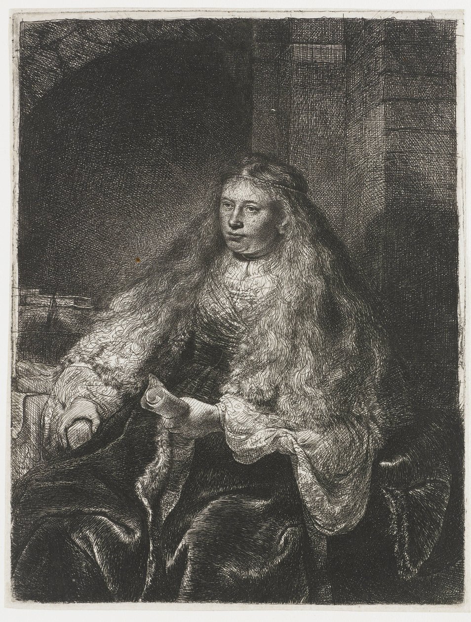 Wielka żydowska panna młoda autorstwa Rembrandt van Rijn