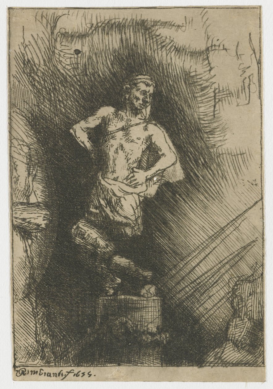 Obraz widziany przez Nabuchodonozora autorstwa Rembrandt van Rijn