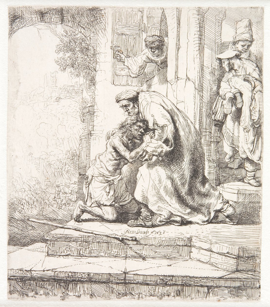 Powrót syna marnotrawnego autorstwa Rembrandt van Rijn