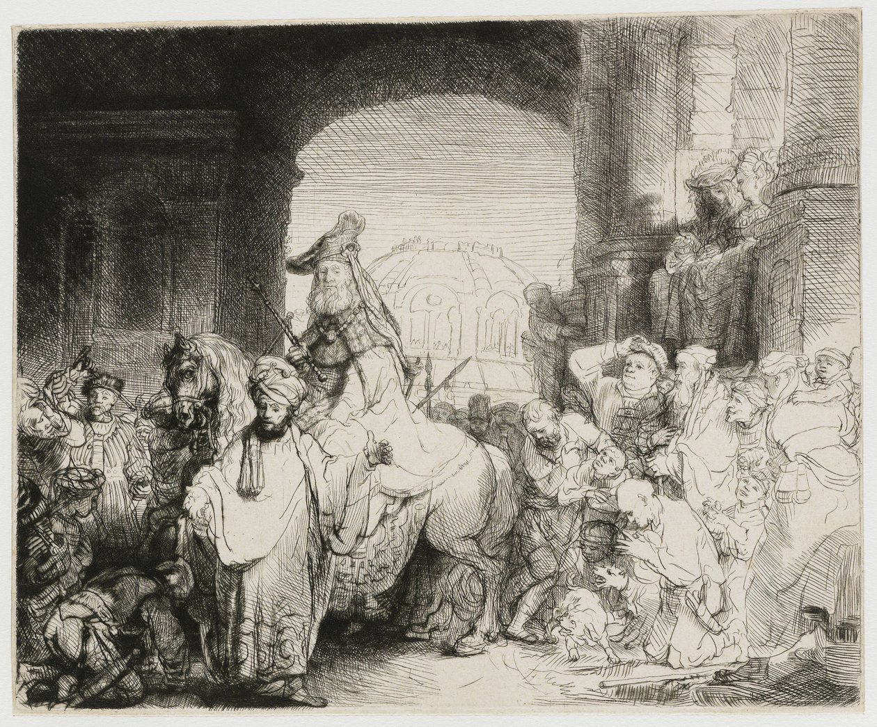 Triumf Mardocheusza autorstwa Rembrandt van Rijn