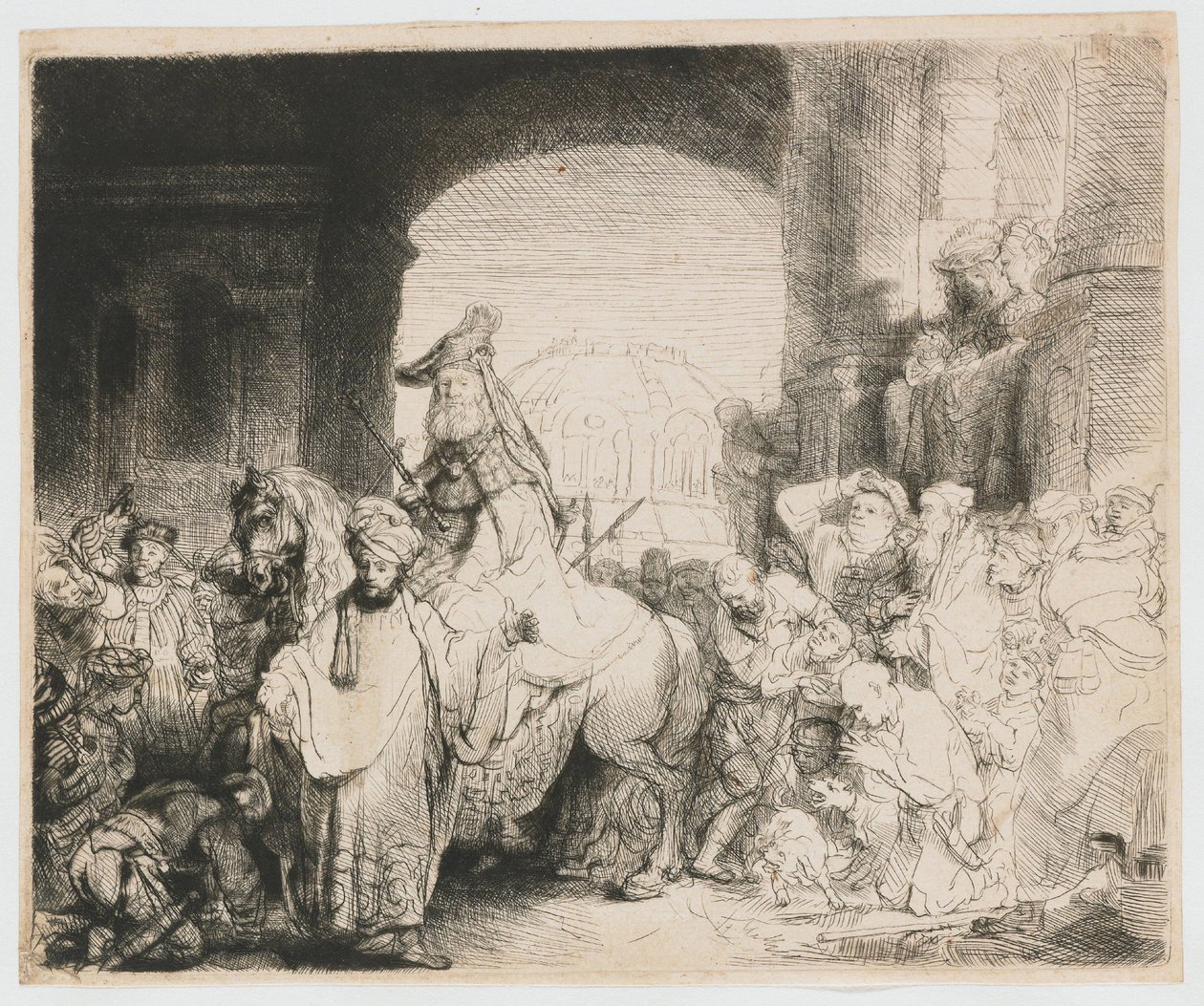 Triumf Mordocheusza autorstwa Rembrandt van Rijn