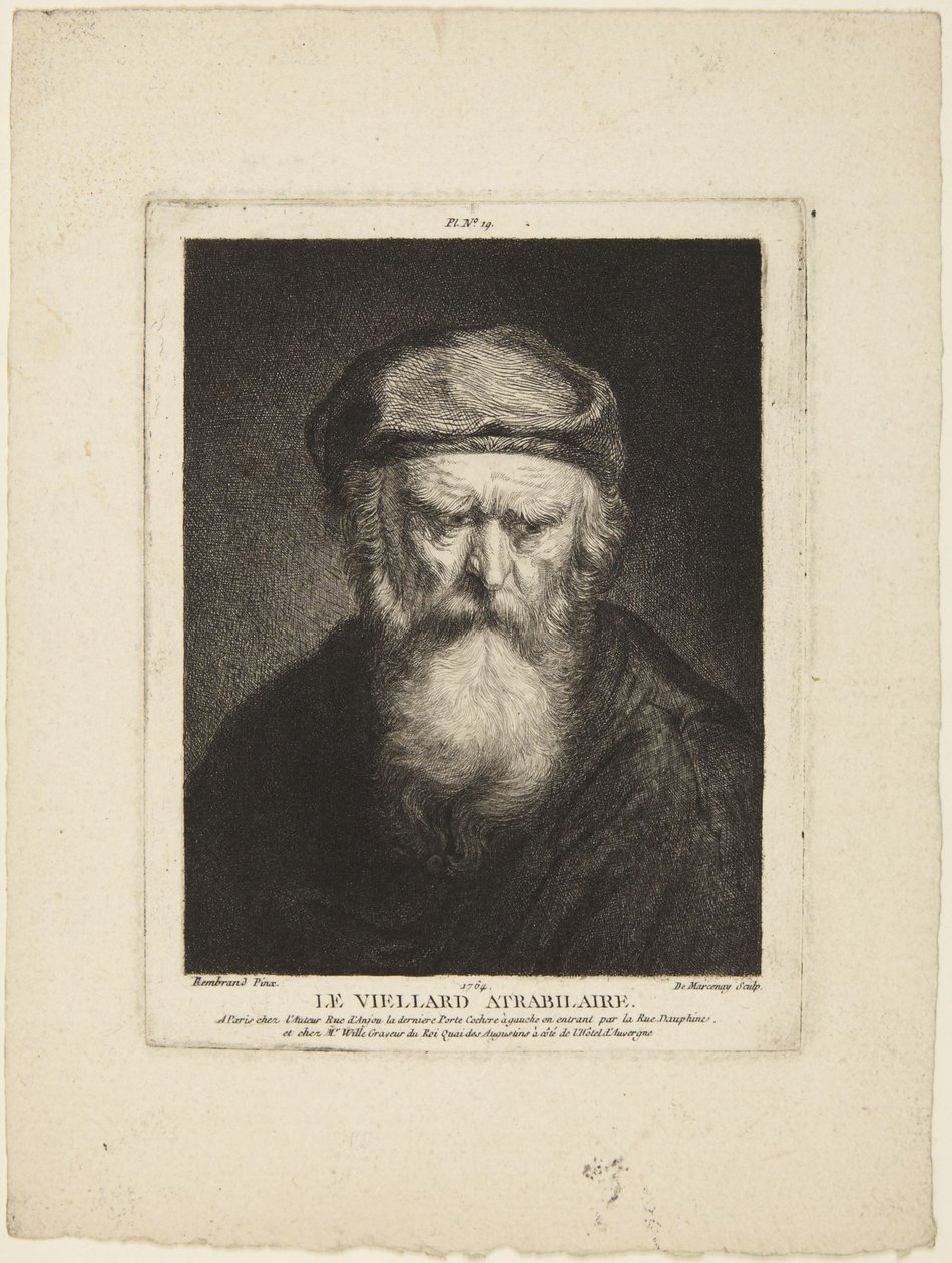 Posępny starzec autorstwa Rembrandt van Rijn