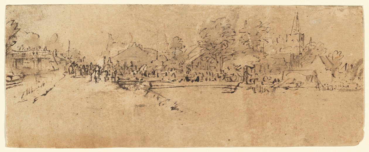 Widok Diemen autorstwa Rembrandt van Rijn