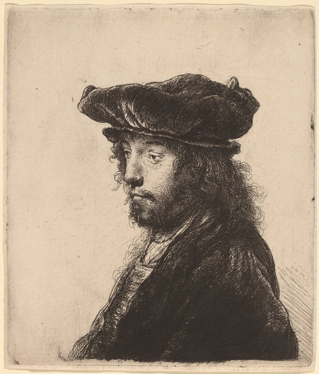 Czwarta głowa orientalna autorstwa Rembrandt van Rijn and Studio of Rembrandt