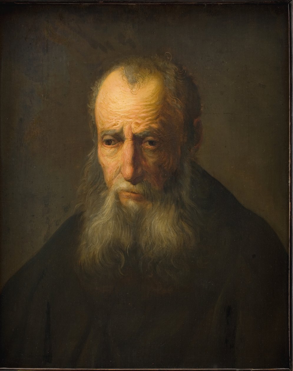 Popiersie starego człowieka autorstwa Rembrandts skole