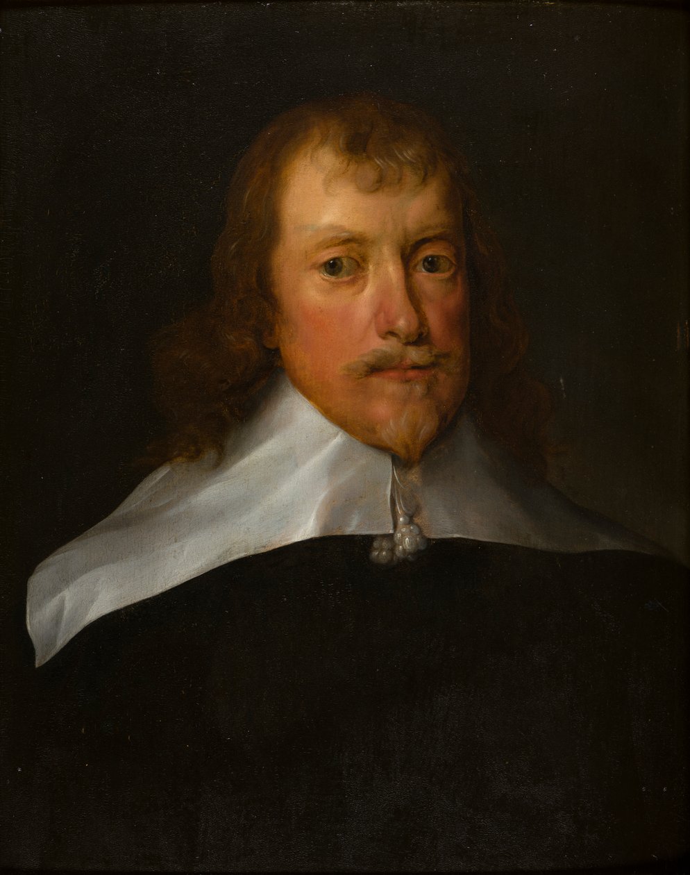 Portret Francisa Russella, 4. hrabiego Bedford (1587-1641), ok. 1607-41 (olej na płótnie) autorstwa Remee van Leemput
