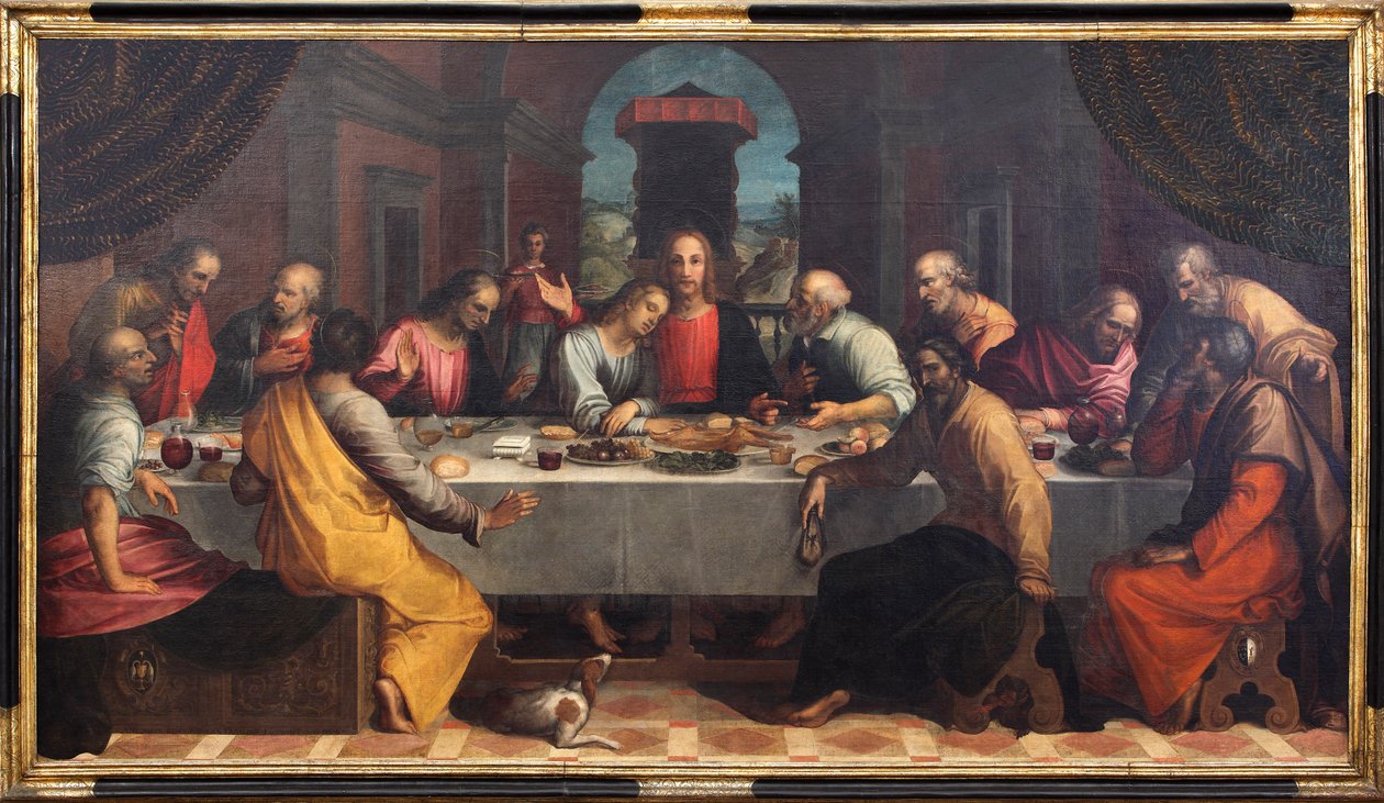 Ostatnia Wieczerza, 1604. autorstwa Remigio Cantagallina