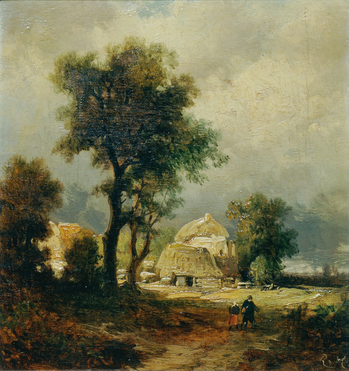 Wioska węgierska autorstwa Remigius Adrianus van Haanen