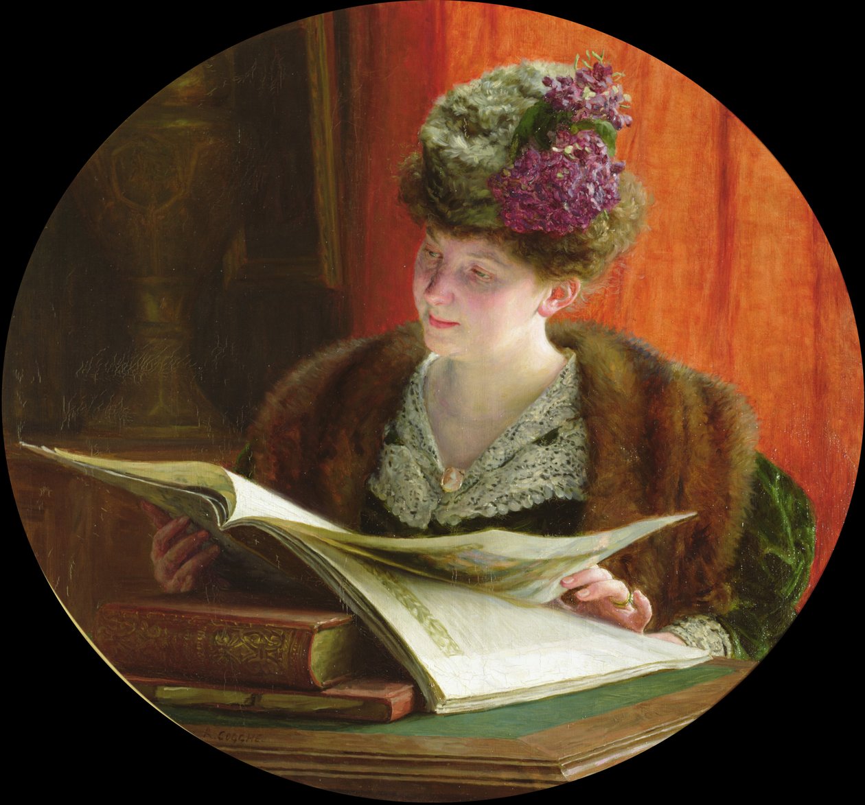 Madame Zoe Malard (ur. 1884) 1907 autorstwa Remy Cogghe