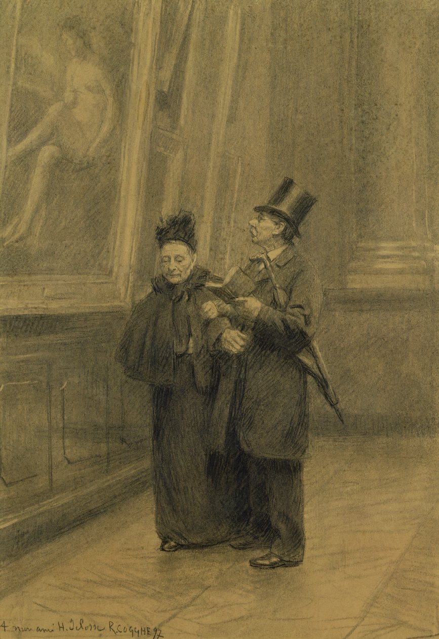 Zwiedzanie Muzeum, 1897 autorstwa Remy Cogghe