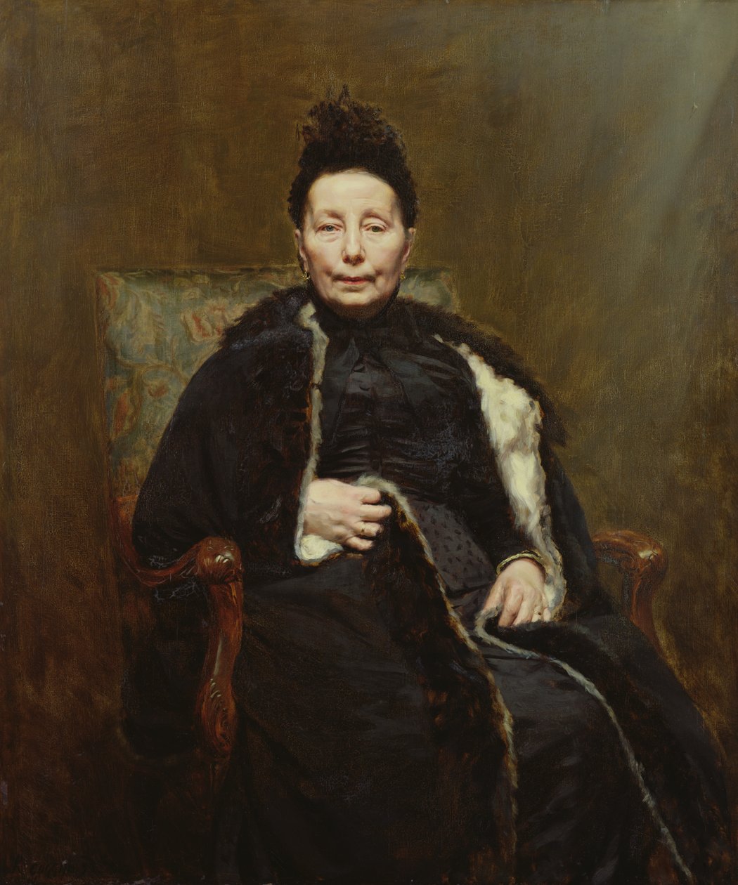 Madame Cogghe, 1890 r autorstwa Remy Cogghe