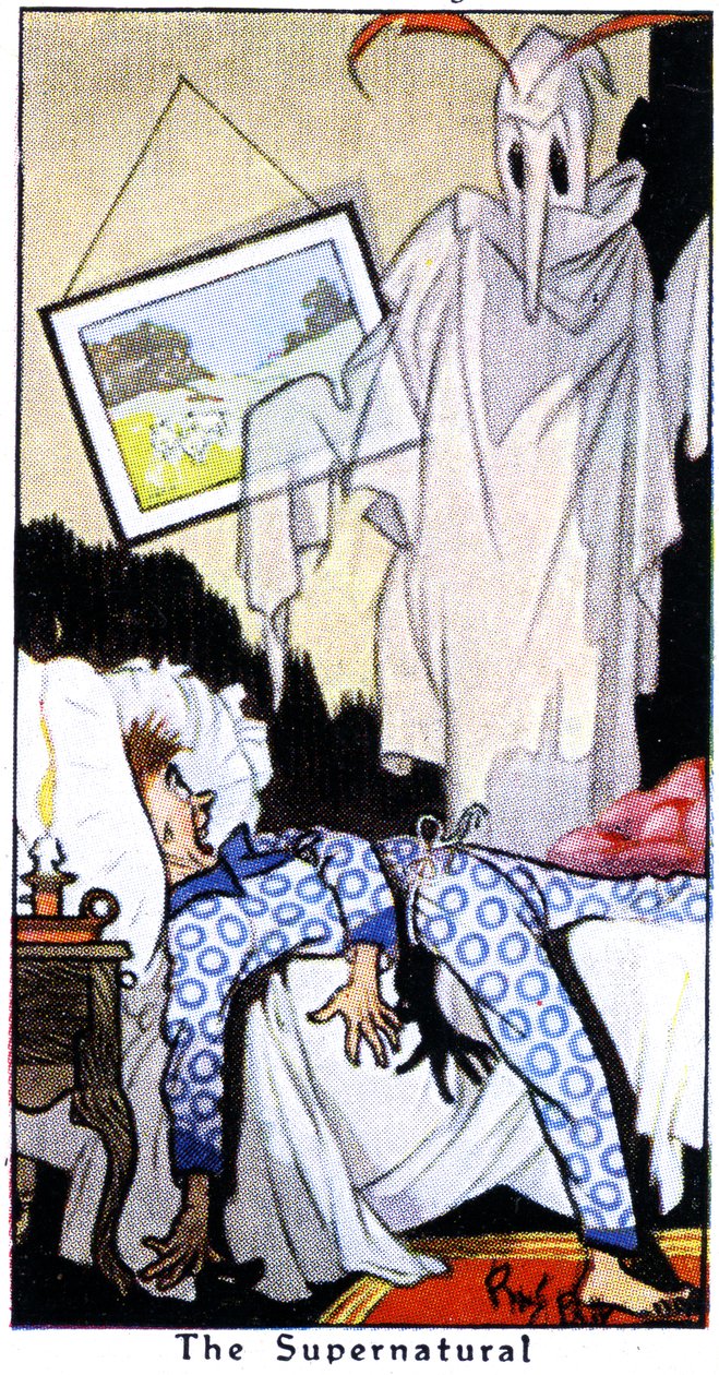 Objawienie się ducha, 1936 autorstwa René Bull