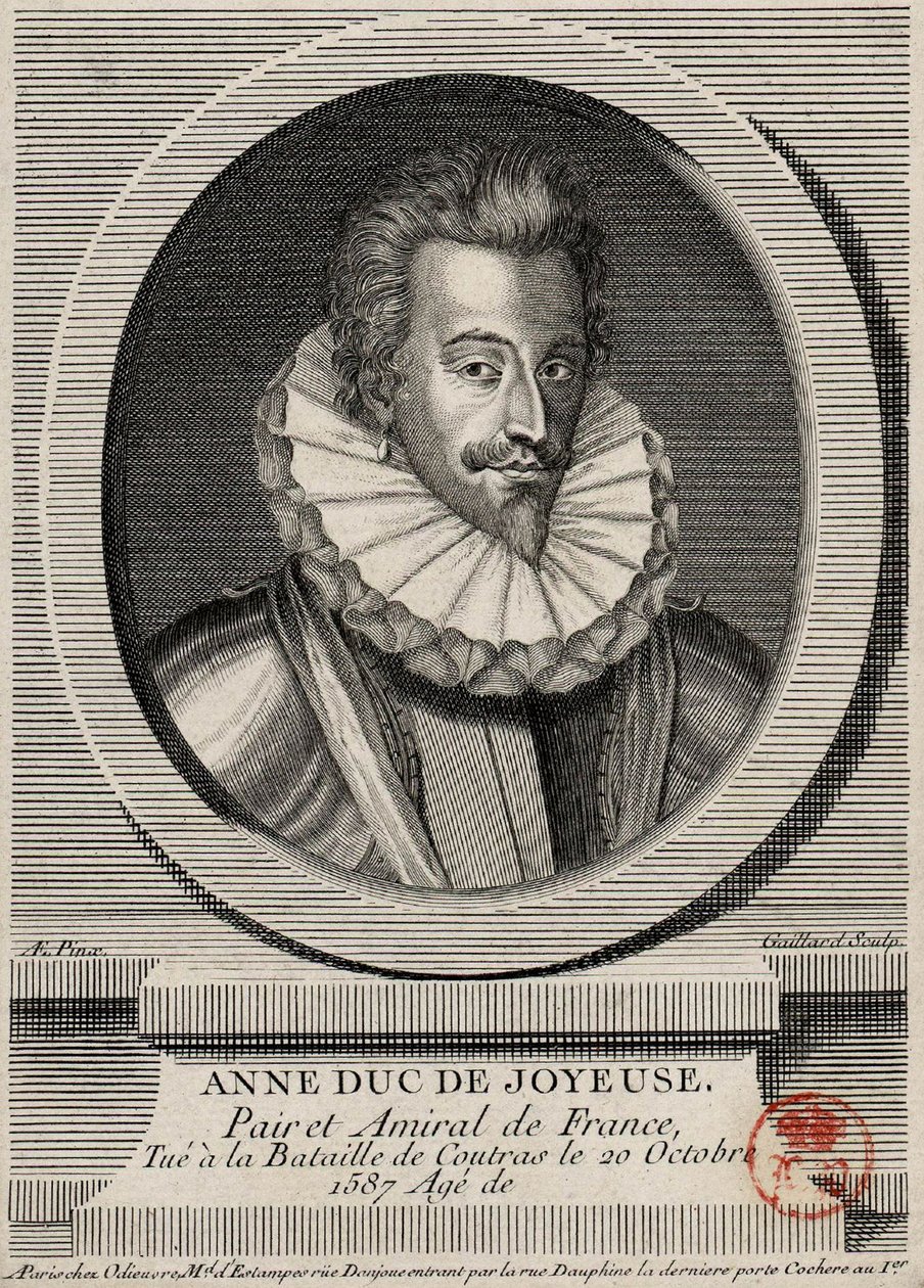 AnnedeJoyeuseEngraving02 autorstwa Rene Gaillard