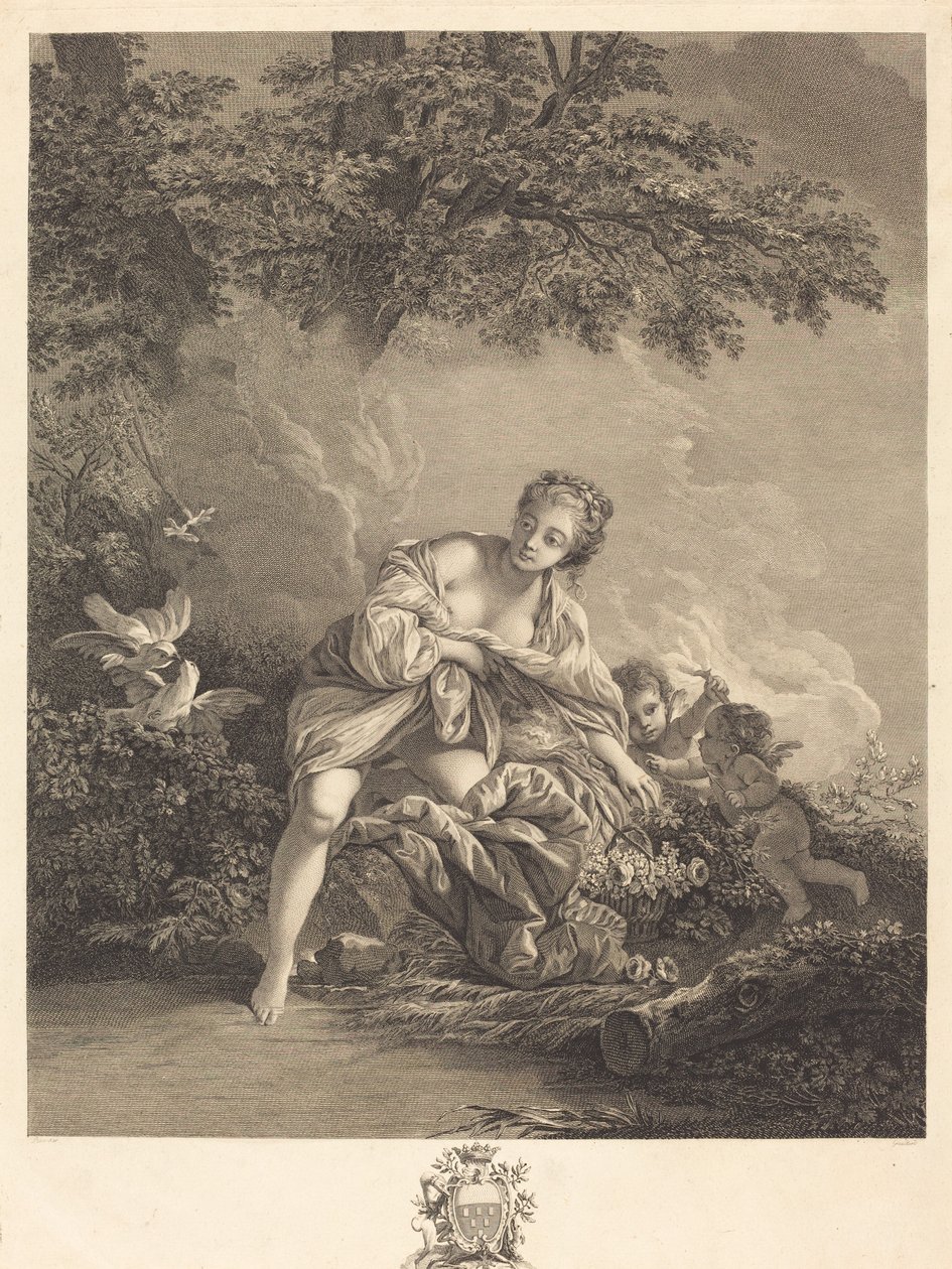 Wenus i miłości autorstwa René Gaillard after François Boucher