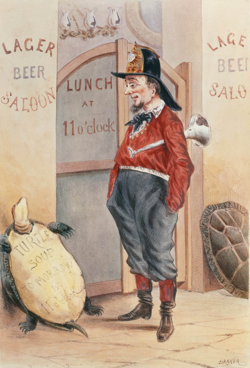 Oficer Stanów Zjednoczonych Ameryki: Strażak, 1864 autorstwa Renard Jules Draner