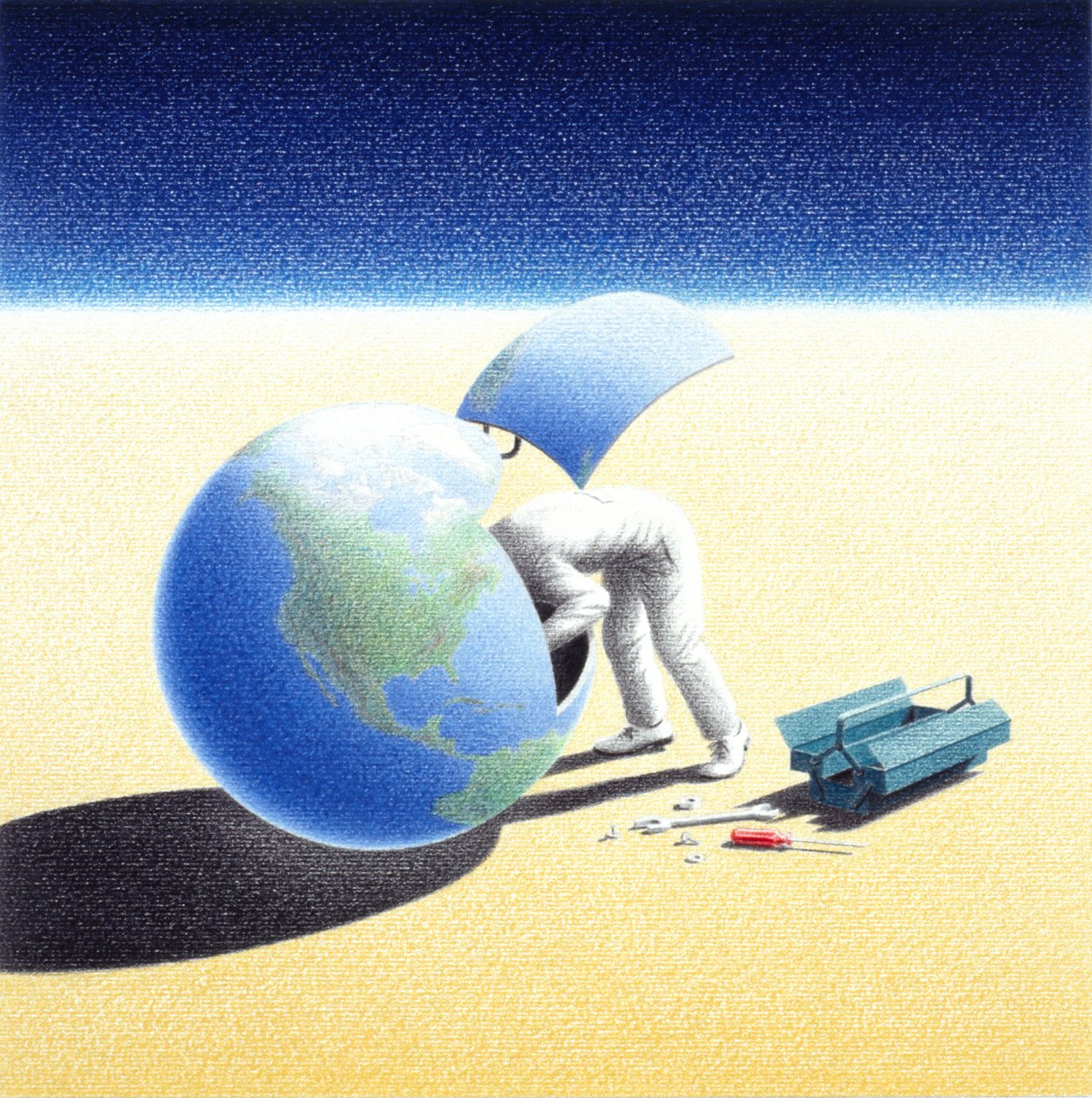 Glob autorstwa Rene Boin