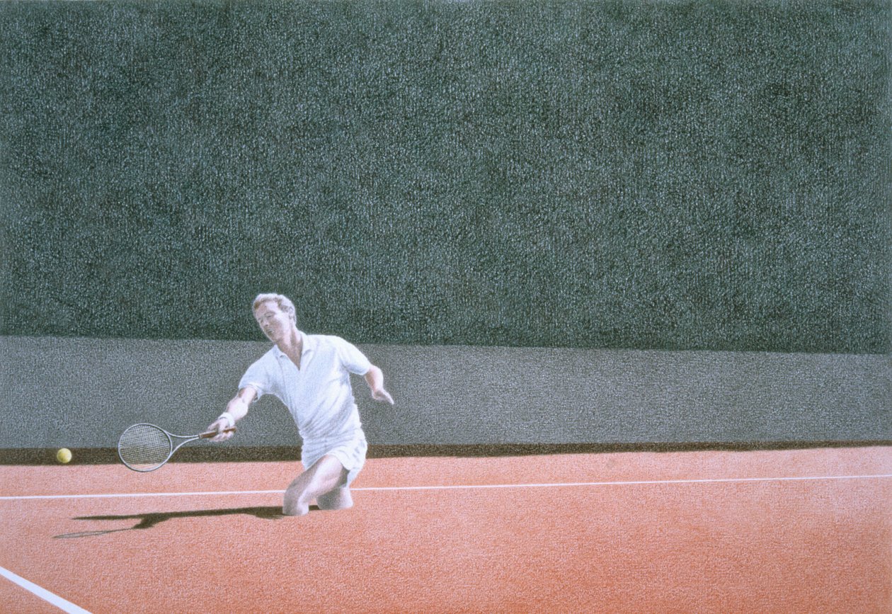 Żwirowy tenis autorstwa Rene Boin