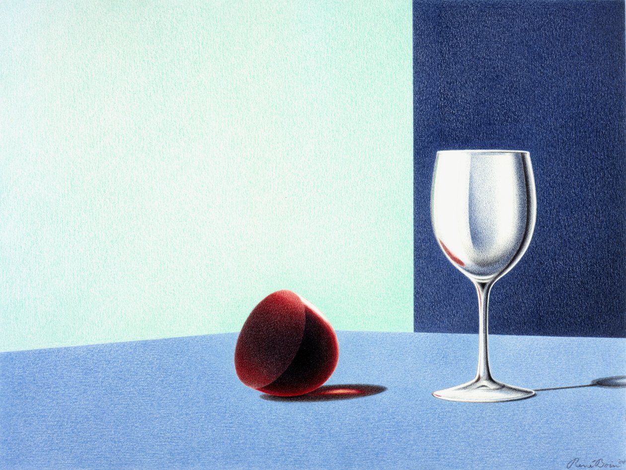 Czerwone wino autorstwa Rene Boin