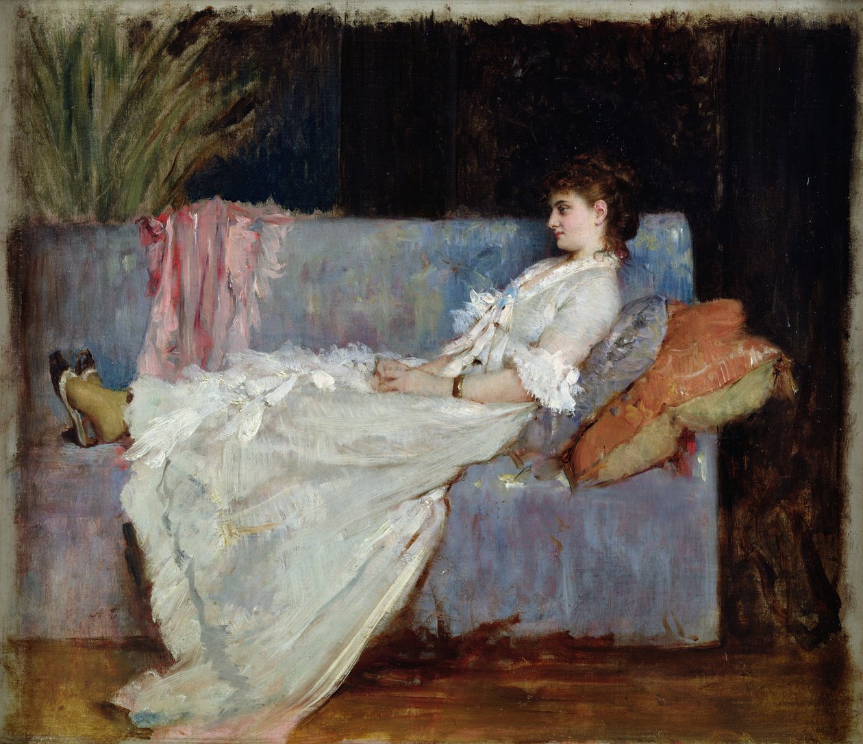 Madame Flahaut (olej na płótnie) autorstwa René François Xavier Prinet