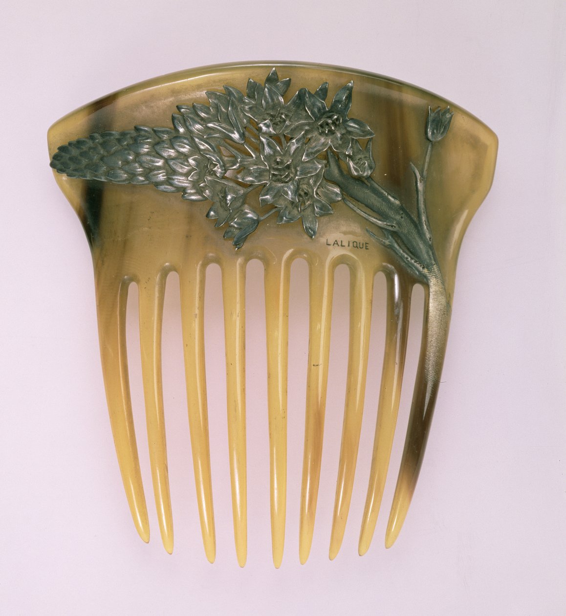 Grzebień rogowy, Rene Jules Lalique (1860-1945), Paryż, 1900-02 autorstwa Rene Jules Lalique