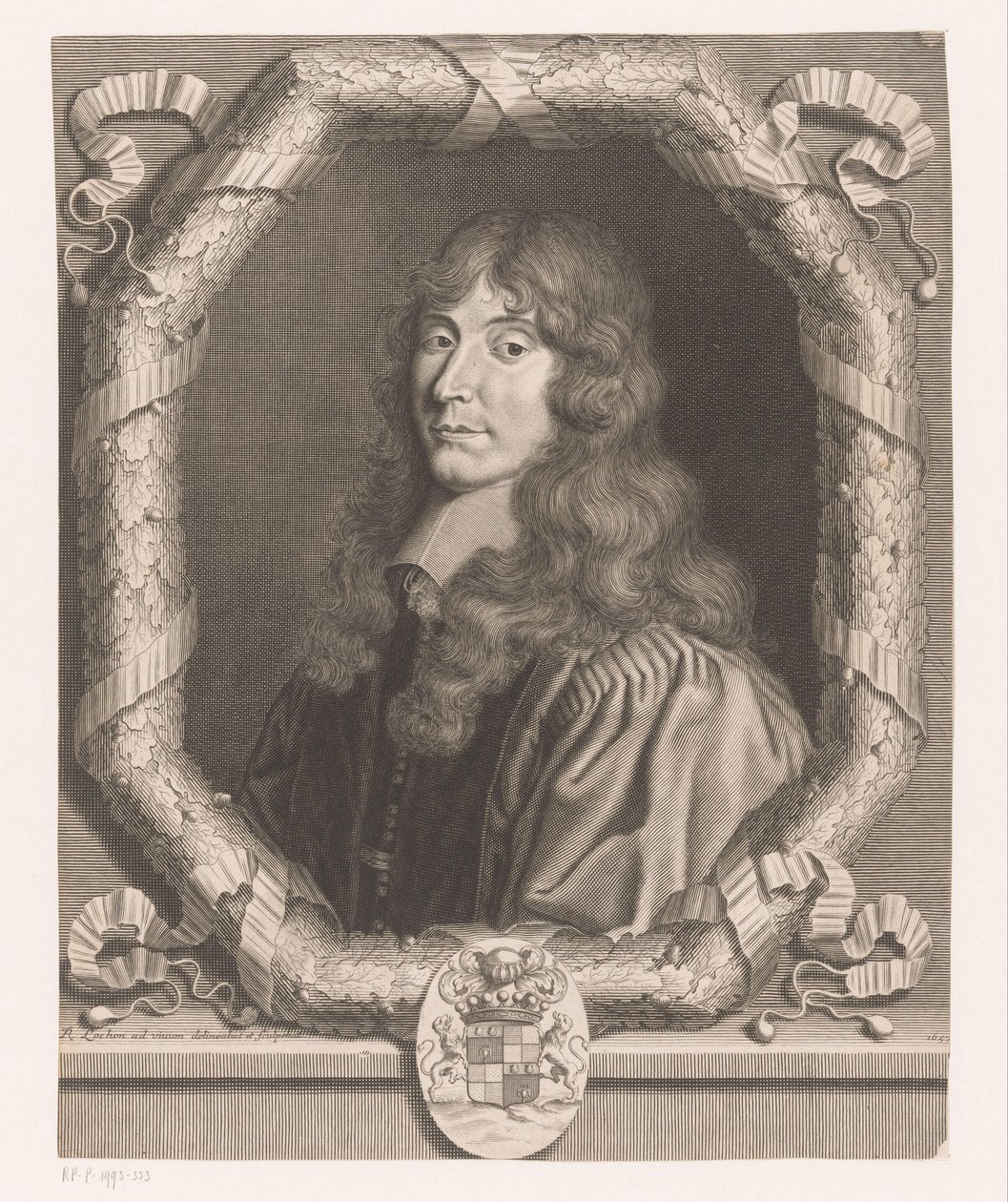 Portret nieznanego mężczyzny autorstwa Rene Lochon