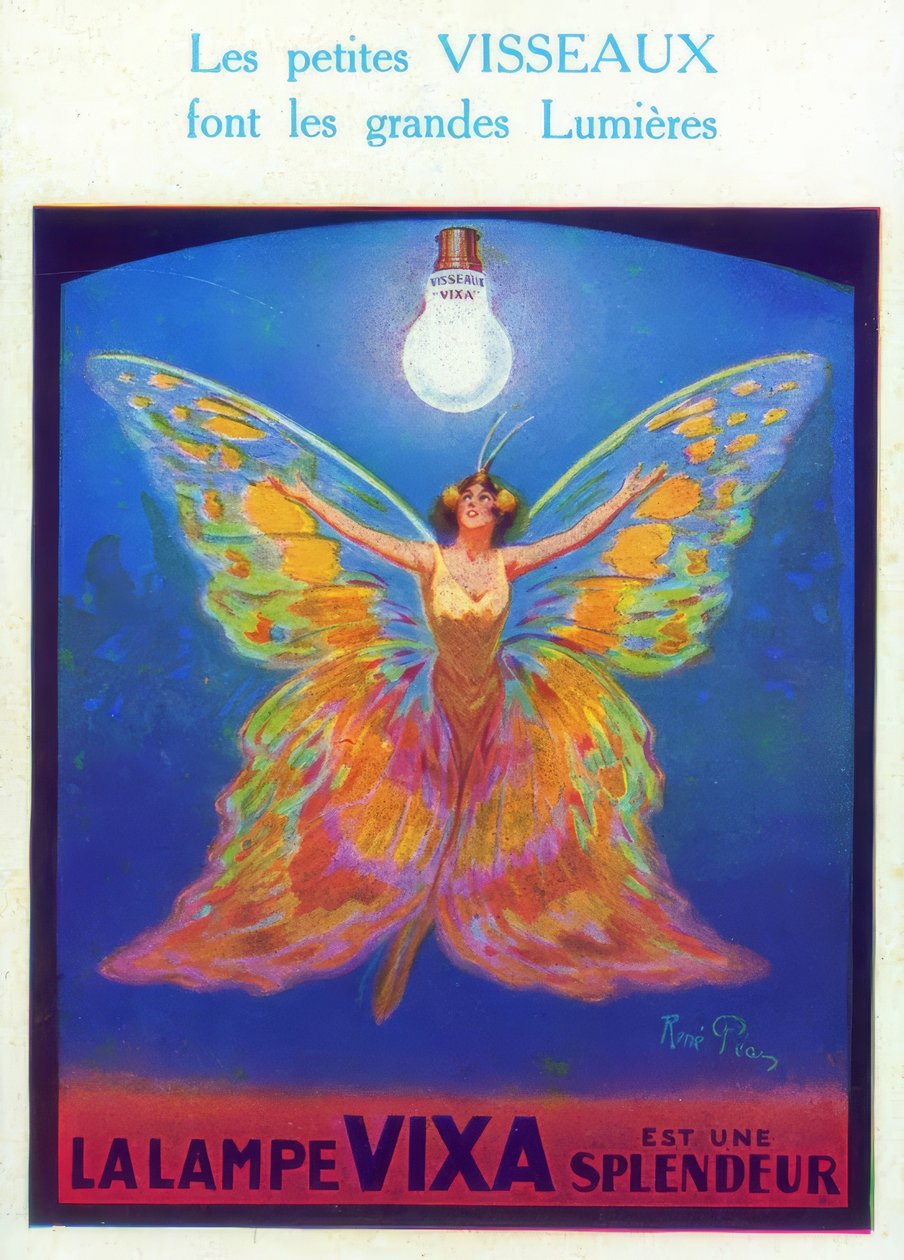 Lampy Visseaux autorstwa Rene Pean