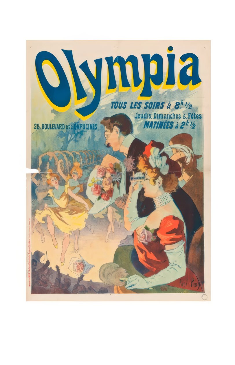 Olympia. Codziennie wieczorem o 20:30... autorstwa Rene Pean