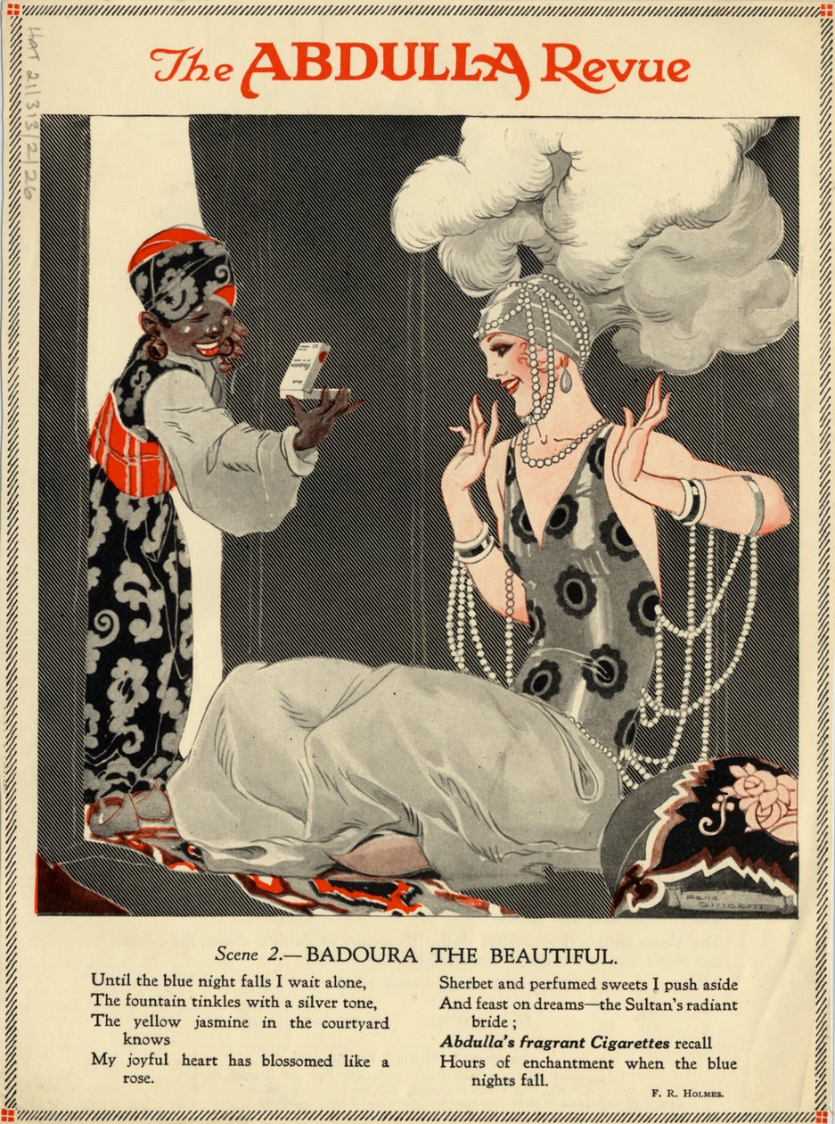 Papierosy Abdulli, lata 20. autorstwa Rene Vincent