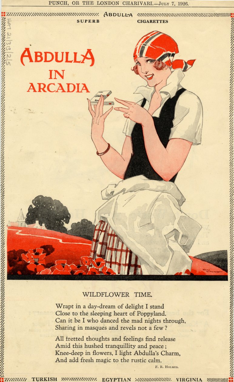Papierosy Abdulli, 1926 autorstwa Rene Vincent