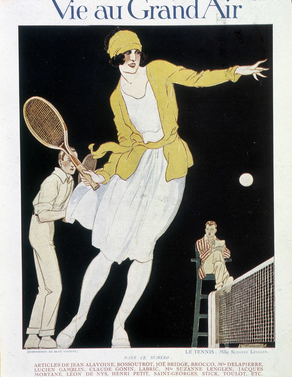 Suzanne Lenglen autorstwa Rene Vincent