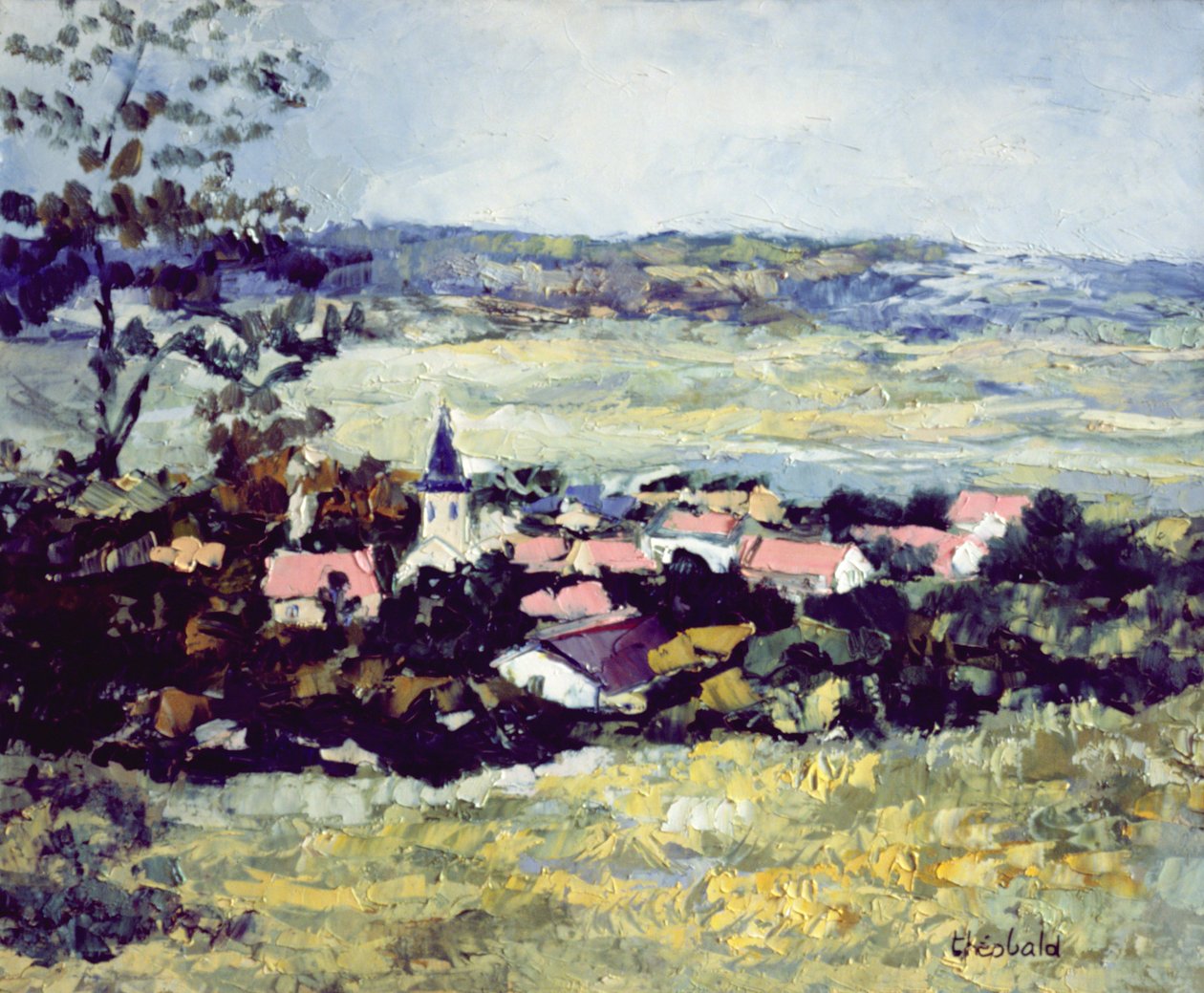 Wieś w Burgundii autorstwa Renee Theobald