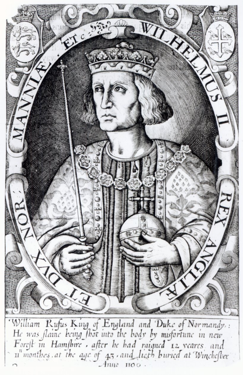 Król Anglii Wilhelm II, 1618 autorstwa Renold Elstrack