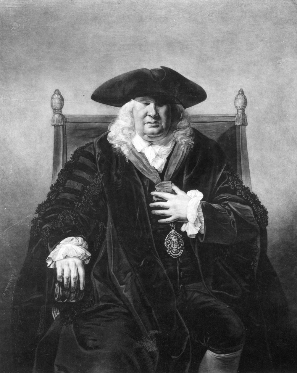 Sir John Fielding, grawerowane przez Williama Dickinsona, 1778 (mezzotinta) autorstwa Rev. Matthew William Peters