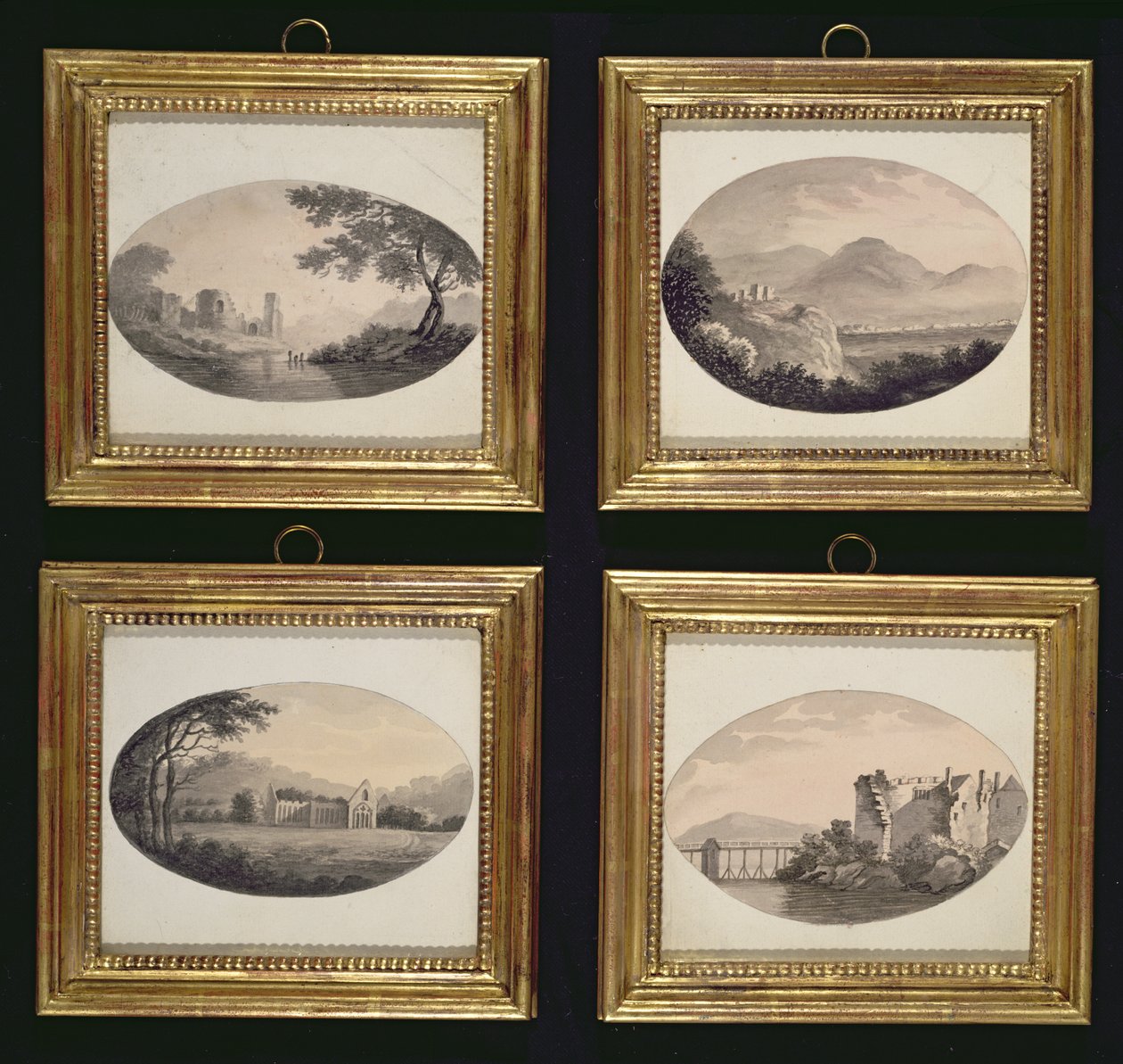 Malownicze widoki z ruinami, 1770 autorstwa Rev. William Gilpin