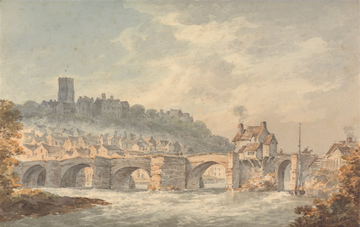 Most Bridgnorth, Shropshire autorstwa Rev. William Gilpin