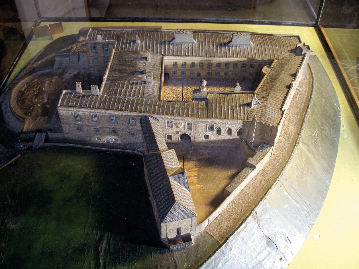 Model zamku Karola II, 1799 autorstwa Revd. William Mounsey