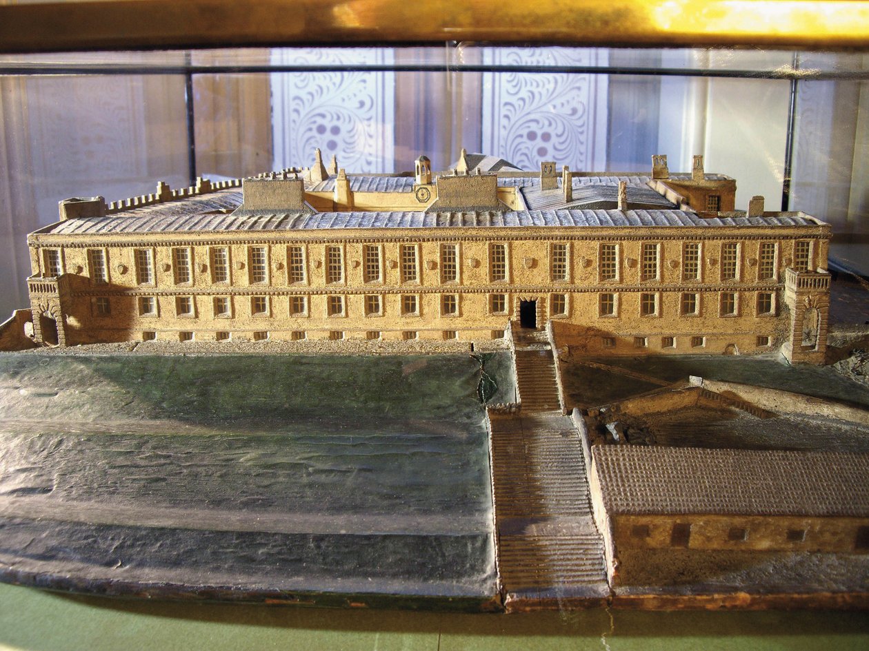 Model Zamku Karola II, 1799 autorstwa Revd. William Mounsey
