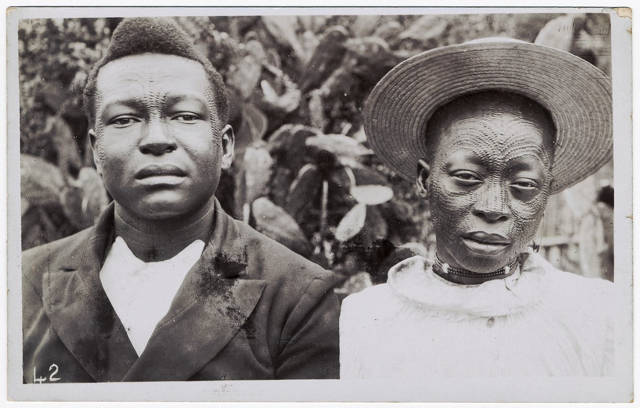 Portret podwójny, ok. 1900 (odbitka żelatynowo-srebrowa) autorstwa Reverand Charles Dodds