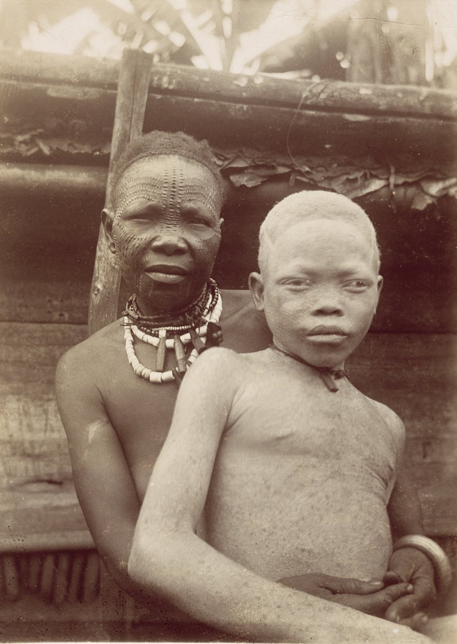 Matka i dziecko, ok.1905 autorstwa Reverand Charles Dodds